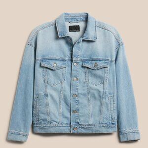 Banana Republic oversized blue jean jacket